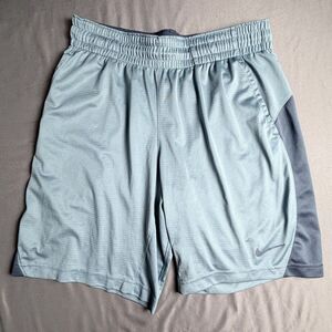 Men Blue DriFit NIKE Medium Shorts Blue Dark Light Athletic Summer Sports Pocket